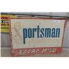Image 1 : Sportsman Cigarette Metal Sign 20'' x 28'' (Faded)