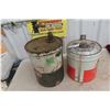 Image 5 : (2) 5 Gallon Oil Pails : BA & Allis Chalmers 