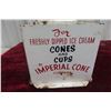 Image 2 : Imperial Cone Metal Wall-Mount Ice Cream Cone Dispenser 