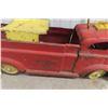 Image 9 : Wyandotte Pressed Metal Ride on Fire Truck 30x7x9 1/2
