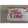 Image 2 : 1964 Coke Rack Metal Sign 10.5x22