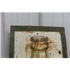 Image 3 : 1930's Coke Metal Sign Mounted to Plywood 13.5x35.5
