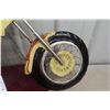 Image 2 : Metal Wall Display - Chopper Motorcycle 40x22