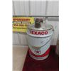 Image 2 : Texaco 5 Gal Oil Pail + International 1 Gal Anti-Freeze Can