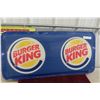 Image 1 : Burger King Fiberglass Sign 18" x 36" 