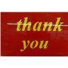 Image 2 : McDonalds Fiberglass Thank You Sign 17" x 35"