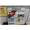 Image 1 : Donald Metal Bus Sign 18" x 18"