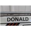 Image 2 : Donald Metal Bus Sign 18" x 18"