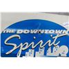 Image 2 : Downtown Spirit Route 1 Metal Bus Sign 18" x 18" 