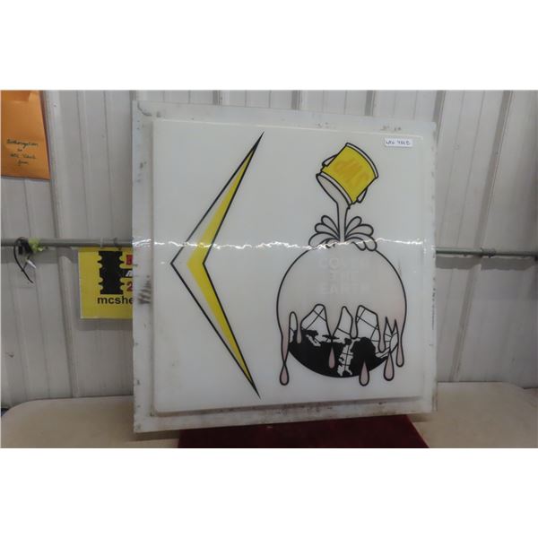 SWP Sherwin William Paints Fiberglass Sign 36" x 36"