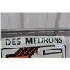Image 2 : Des Meurons Metal Bus Sign 18" x 18"