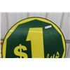 Image 2 : $ Dollar Plus Fiberglass Sign 30" Diameter