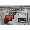 Image 3 : Broadway Metal Bus Sign 18" x 18"