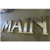 Image 1 : Main Chrome Sign 28" x 96"