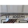 Image 2 : St. Joseph Metal Bus Sign 18" x 18"