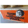 Image 2 : 2 Schreyer Election Metal Signs 30" x 70"