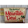 Image 1 : Mountain Dew Metal Embossed Sign 27" x 19" 