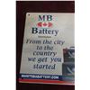 Image 2 : Manitoba Battery Distributor Metal Sign 12" x 18"