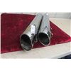 Image 2 : Set of 2 Harley Davidson Motorcycle Mufflers