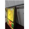 Image 2 : 7-Up Light Up Clock 12" x 18"