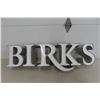 Image 1 : Birks Light Up Sign From Main Street In Winnipeg. Aluminum Frame. 10" X 42".