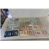Image 1 : 12 Saskatchewan Licence Plates From The 1960's and 1970's