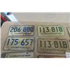 Image 2 : 12 Saskatchewan Licence Plates From The 1960's and 1970's