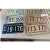 Image 3 : 12 Saskatchewan Licence Plates From The 1960's and 1970's