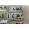 Image 4 : 12 Saskatchewan Licence Plates From The 1960's and 1970's