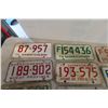 Image 2 : 12 Saskatchewan Licence Plates 1970s and 1958
