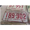 Image 3 : 12 Saskatchewan Licence Plates 1970s and 1958