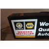 Image 2 : Napa/uap Auto Parts 2 Sided Light Up Sign 12” X 37” (working Condition)