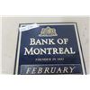 Image 3 : Vintage Bank Of Montreal Number Calendar 12” X 18”