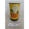 Image 1 : White Rose Motor Oil Quart Can With One Puncture Hole On Bottom