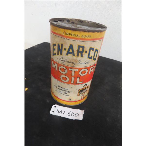 En-ar-co Quart Oil Can