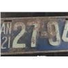 Image 3 : Manitoba 1921 Licence Plate
