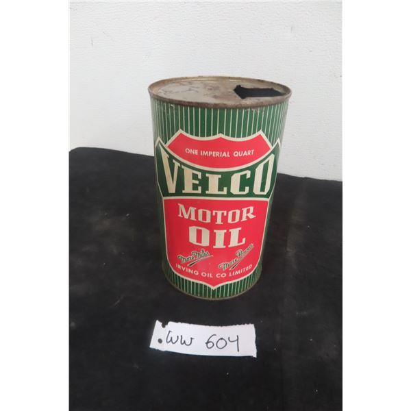 Velco Motor Oil Quart Can