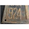 Image 3 : Manitoba 1924 Licence Plate