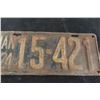 Image 4 : Manitoba 1924 Licence Plate