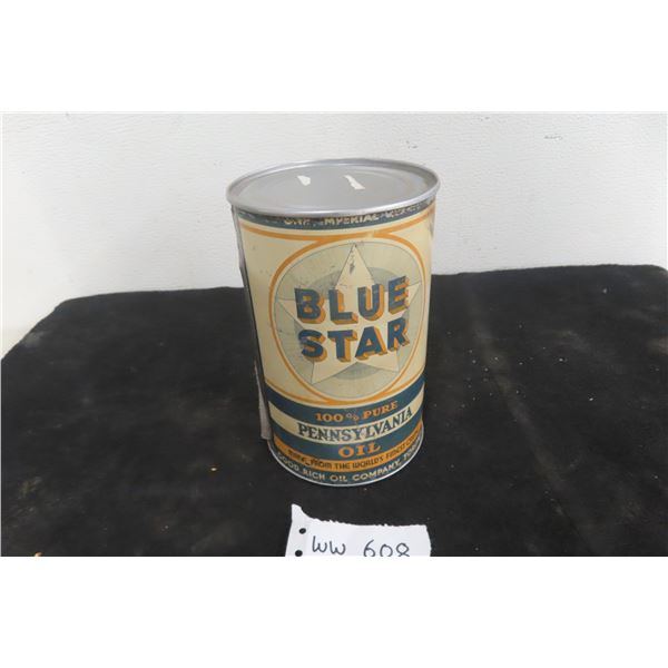 Blue Star Pennsylvania Quart Can. Replaced Top and Bottom