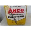 Image 2 : Anco Windshield Wiper Blade Metal Display Cabinet 18" X 15" X 19" - Fair Amount Of Vintage Wiper Bl