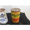 Image 2 : 3 Quart Oil Cans - 2 Shaler Rislone (1 With Product) and 1 Tempo