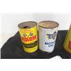 Image 3 : 3 Quart Oil Cans - 2 Shaler Rislone (1 With Product) and 1 Tempo