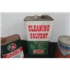 Image 2 : 3 Ba Cans - Cleaning Solvent 1 Gallon, Motor Oil Quart, Special Fuel Quart