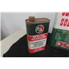 Image 3 : 3 Ba Cans - Cleaning Solvent 1 Gallon, Motor Oil Quart, Special Fuel Quart