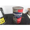 Image 2 : 3 Quart Cans - Prestone Antifreeze, Ih Engine Oil, Barnsdall Motor Oil