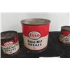 Image 2 : 3 Esso Grease Cans 2 X 1lb, 1 X 5lb