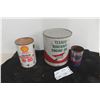 Image 1 : Texaco Aircraft Engine Oil 1 Gallon (no Bottom), Aeroshell Oil Quart Can With Product and Texaco Ha