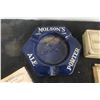 Image 2 : Molson Beer Porcelain Ashtray/cigarette and Tobacco Packaging With Product