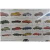 Image 7 : Goodyear Paper Advertisement in Frame with Cars from 1915-1962 15" x 22"